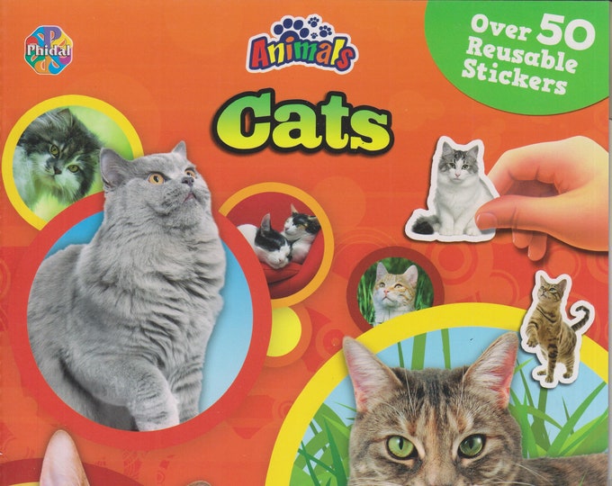 Animals Cats (Over 50 Reusable Stickers) (Softcover: Children's, Sticker Book) 2014