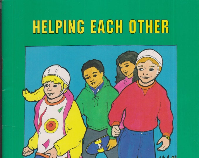 Vintage Helping Each Other Coloring Book (Staple Bound: Children's, Educational, Teachers, Mental Health) 1980s