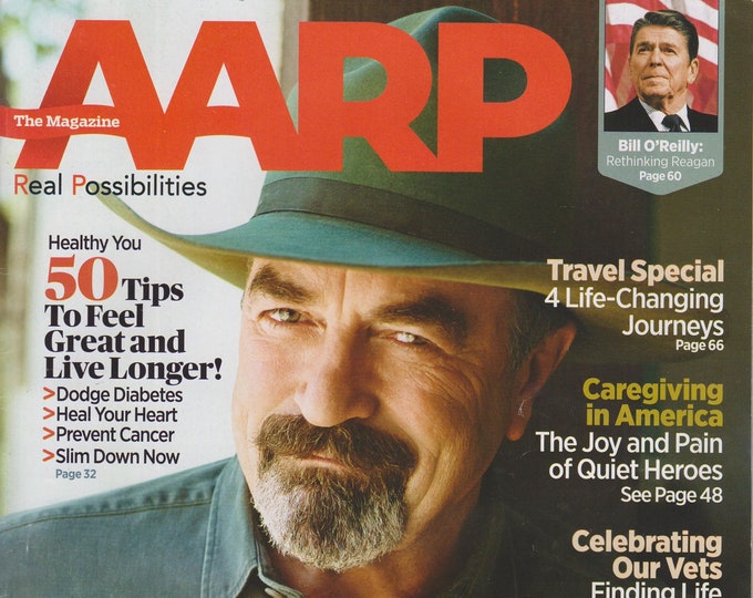 AARP October November 2015 Tom Selleck, 50 Tips to Feel Great and Live Longer! (Magazine: General Interest)