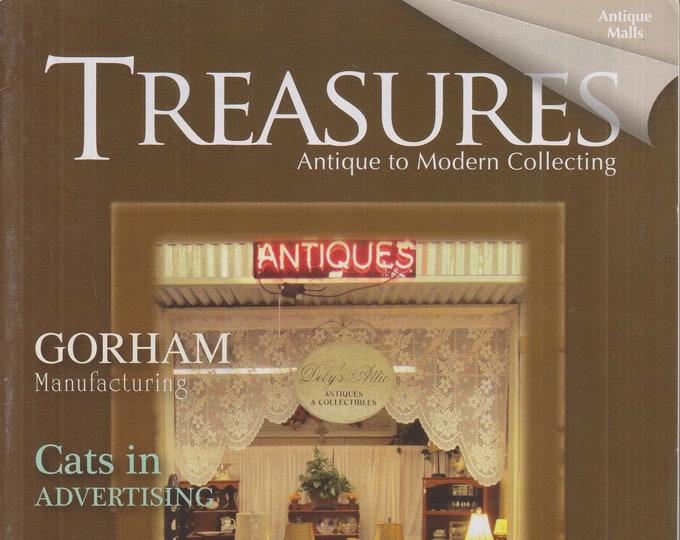 Treasures May 2012 Gorham Manufacturing; Cats in Advertising; Antique Malls (Magazine: Antiques, Collectibles)