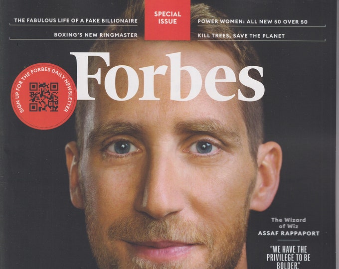 Forbes August September 2023 Assaf Rappaport AI's New Top Cop (Magazine:  Finance, Business)