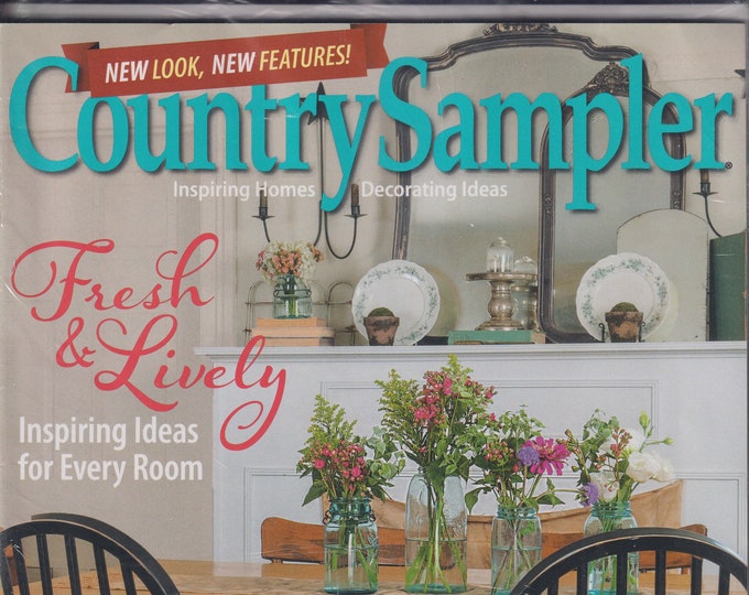 Country Sampler May 2021 Fresh and Lovely - Inspiring Ideas for Every Room   (Magazine, Home & Garden)