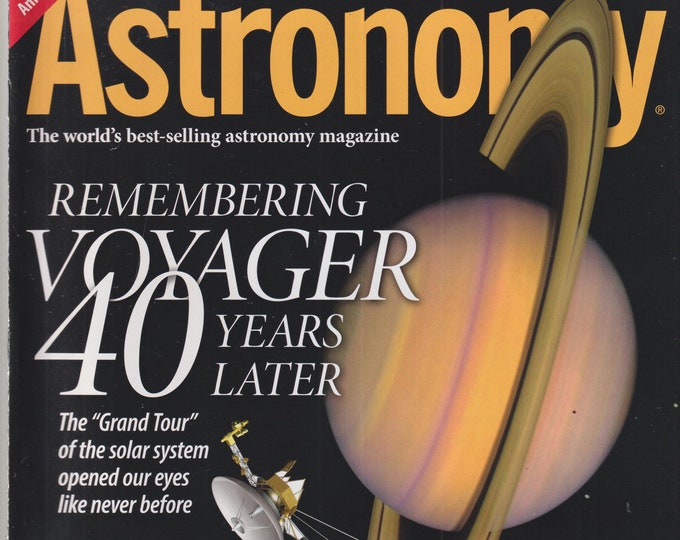 Astronomy October 2017 Remembering Voyager 40 Years Later (Voyager Anniversary Issue) (Magazine: Astronomy, Cosmology)