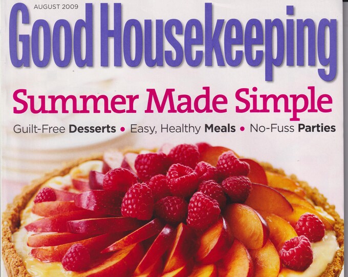 Good Housekeeping August 2009 Summer Made  Simple  (Magazine: Home & Garden)