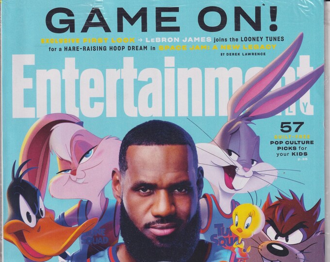 Entertainment Weekly April 2021 LeBron James Game On  (Magazine: Movies, Music, TV, Celebrities)