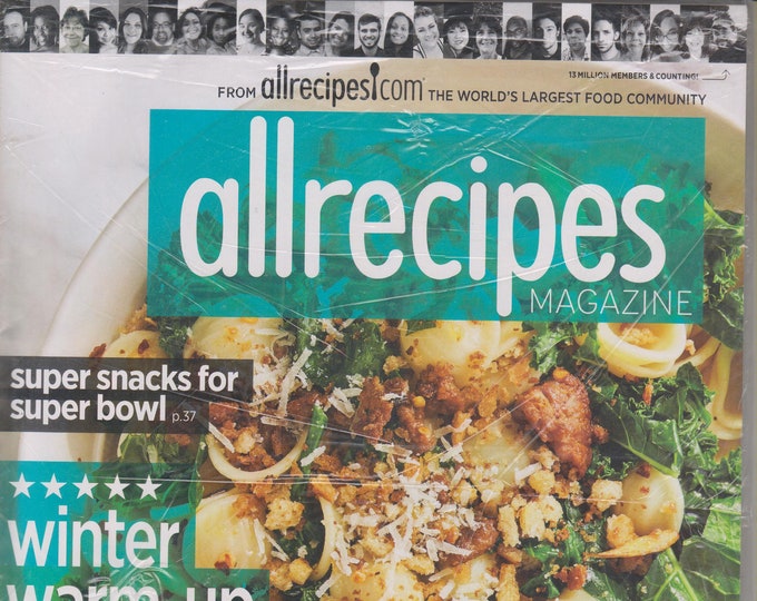 Allrecipes February/March 2017 Winter Warm-Up Recipes That Crush The Cold (Magazine: Cooking, Recipes)