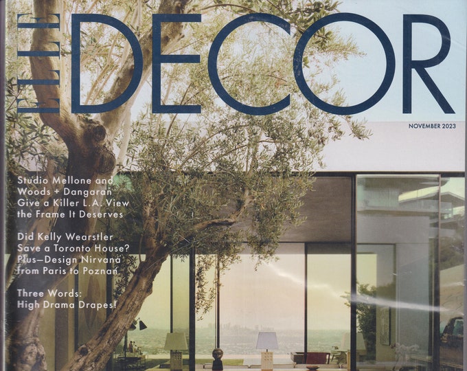 Elle Decor November 2023 The Cities Issue (Magazine: Home Decor, Interior Design)