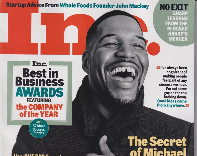 Inc. Winter 2020/2021 The Secret of Michael Strahan's Giant Brand  (Magazine: Business)