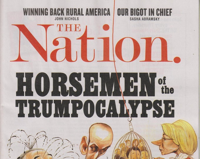 The Nation September 11/18, 2017 Horsemen of the Trumpolcaypse (Magazine: Social Issues, Politics)