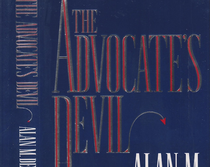 The Advocate's Devil by Alan M Dershowitz  (Hardcover: Fiction, Legal Thriller) 1994