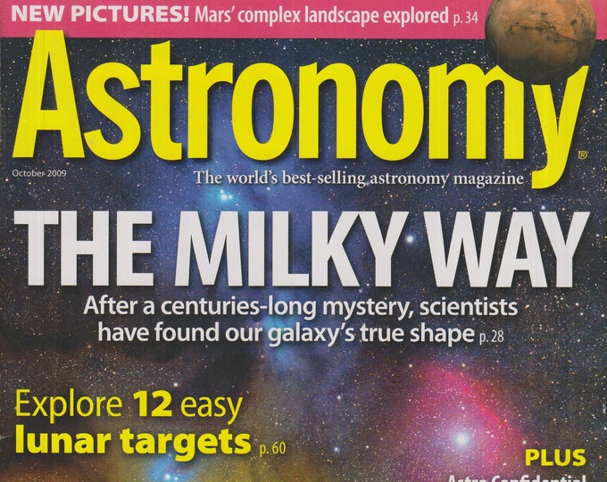 Astronomy October 2009 The Milky Way  (Magazine: Astronomy, Cosmology)