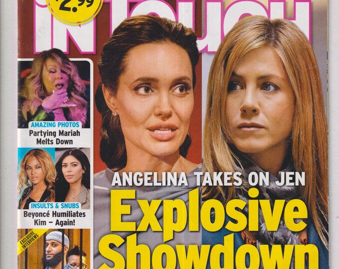 In Touch July 18, 2016 Angelina Jolie, Jennifer Aniston, Mariah Carey, Beyonce, Kim Kardashian, Taylor Swift,(Magazine: Celebrity, Gossip)