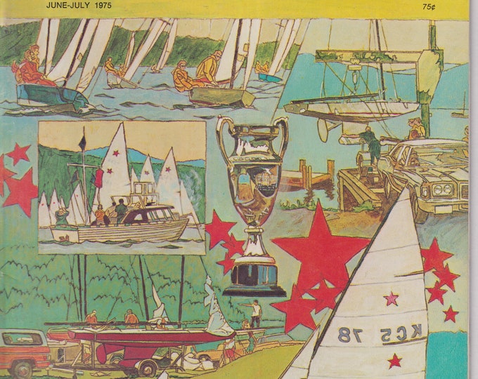 The Conservationist June July 1975 Sails on Lake George (Magazine: Conservation, Nature)