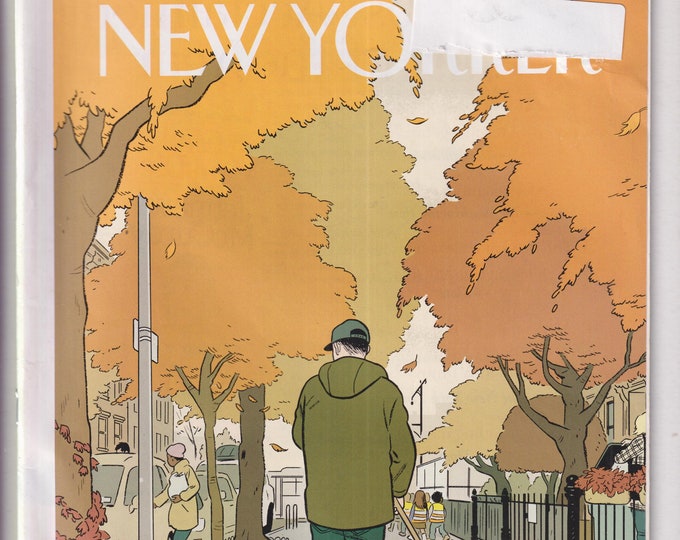 The New Yorker November 7, 2022  Fall Sweep cover, School Boards, Weyes Blood, Pennsylvania, (Magazine: General Interest)