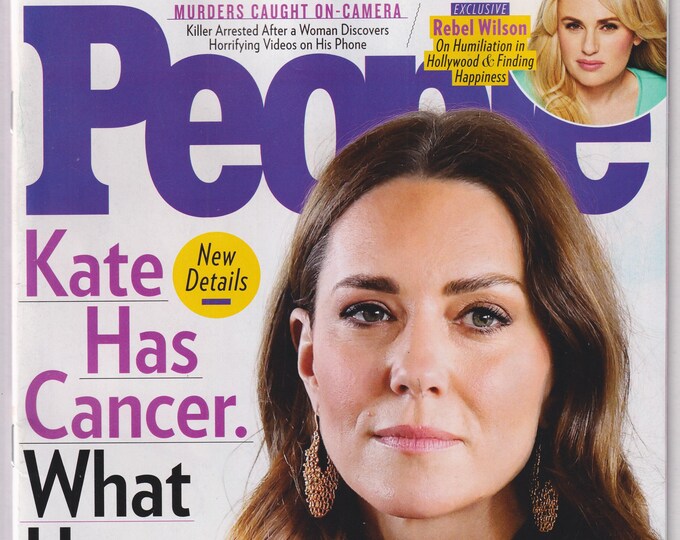 People April 8, 2024 Princess Kate, Rebel Wilson, True  Crime (Magazine: Celebrity, Gossip)