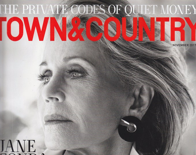 Town & Country November 2017 Jane Fonda - The Secret History