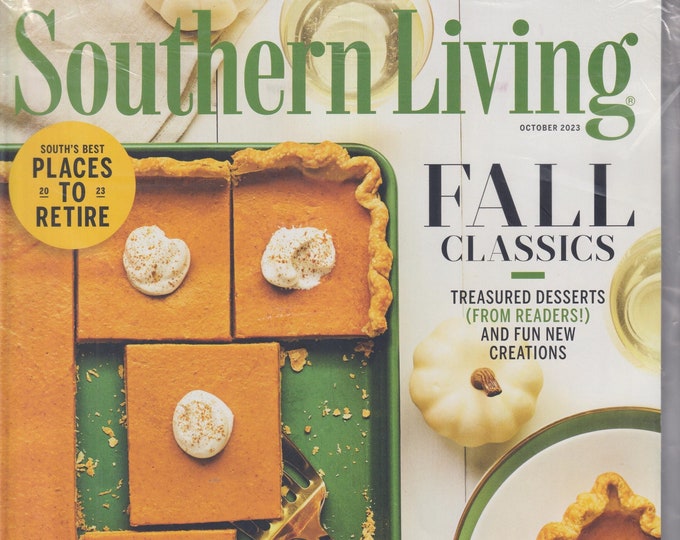 Southern Living October 2023 Fall Classics, Best Places to Retire, Harpers Ferry (Magazine: The South, Home & Garden, Regional)