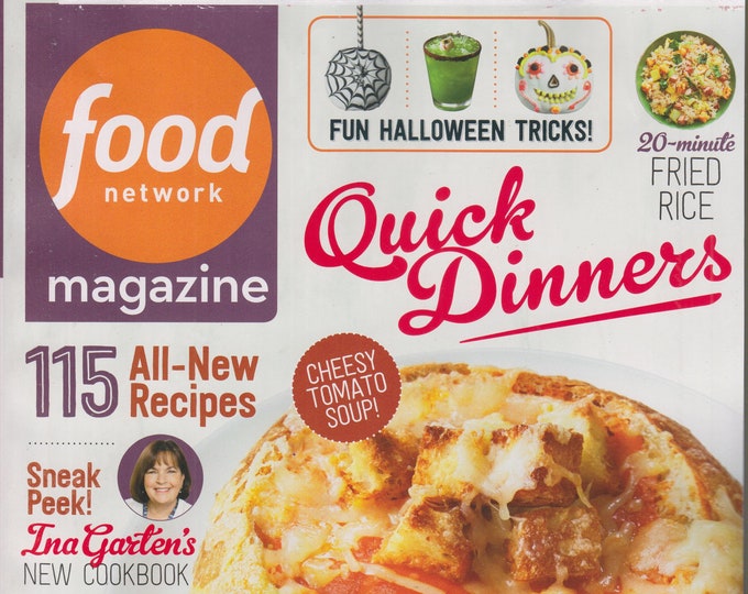 Food Network October 2018 Quick Dinners - 115 All-New Recipes