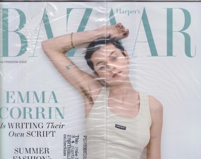 Harper's Bazaar June July 2024 Emma Corrin The Freedom Issue (Magazine: Fashion, Lifestyle)