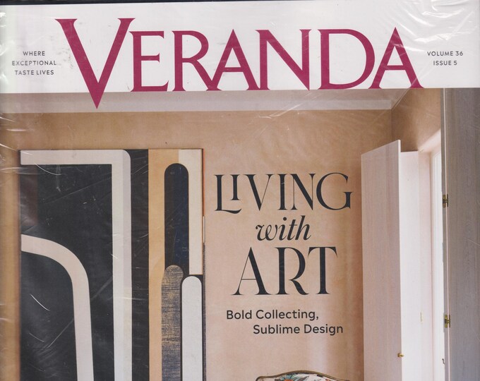 Veranda September October 2022 Living With Art  (Magazine: Home Decor)
