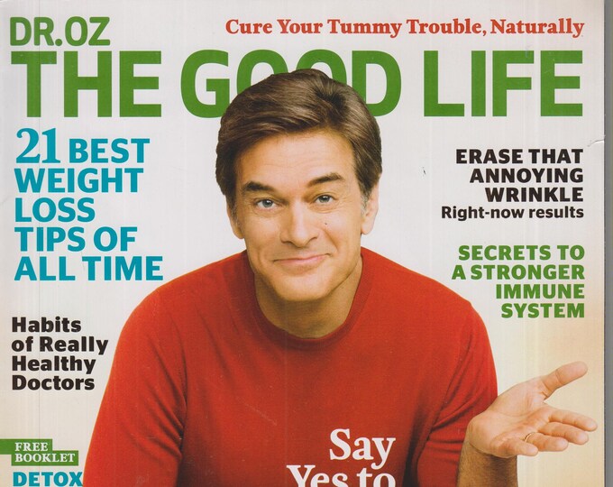 Dr. Oz The Good Life Magazine October 2016 21 Best Weight Loss Tips, Cure Your Tummy Troubles (Magazine: Health, Fitness, Lifestyle)