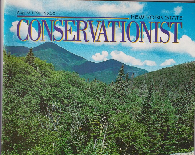 The Conservationist August 1999 Bog Turtle, Catskill Fire Towers, Summer Trout (Magazine: Nature, Conservation, New York)