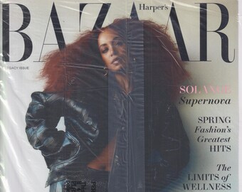 Harper's Bazaar March 2024 Solange Supernova,  Spring Fashion, Wellness (Magazine: Fashion, Lifestyle)