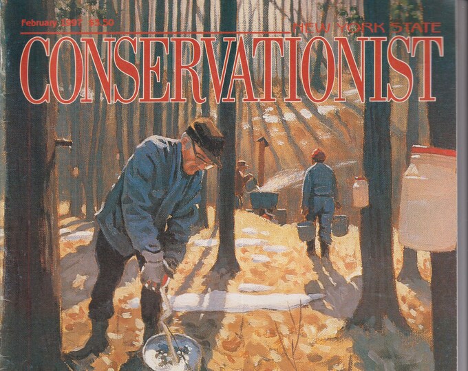 Conservationist February 1997 Maple Harvest, Duck Stamp, Winter Sky (Magazine: Conservation, Nature)