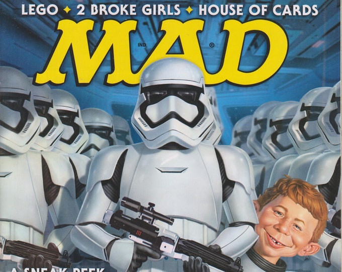 Mad Magazine #532 April 2015 A Sneak Peak at the New Star Wars, Lego, House of Cards (Magazine, Humor, Comic, Satire)