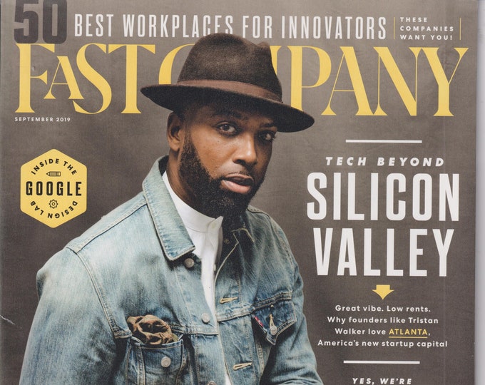 Fast Company September 2019 Tristan Walker, Tech Beyond Silicon Valley (Magazine, Business)