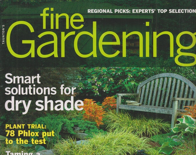 Taunton's Fine Gardening August 2014 Smart Solutions for Dry Shade (Magazine: Gardening)