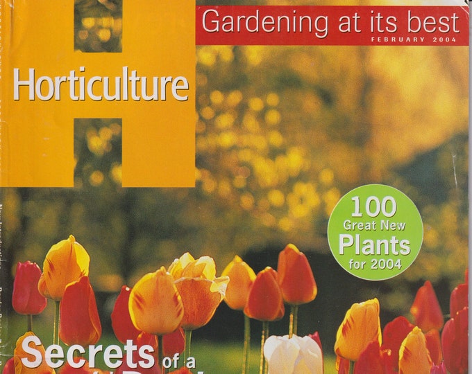 Horticulture February 2004 Secrets of a Successful Border  (Magazine: Gardening)