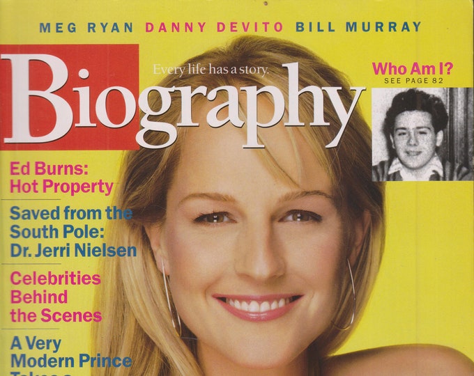 Biography August 2001 The Private Helen Hunt  (Magazine: Biography, Celebrities)