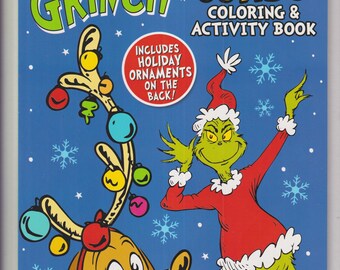 Grinch Jumbo Coloring and Activity Book  Includes Holiday Ornaments on the Back  (Coloring Book: Children, Christmas, Ages 3 and up. ) 2024
