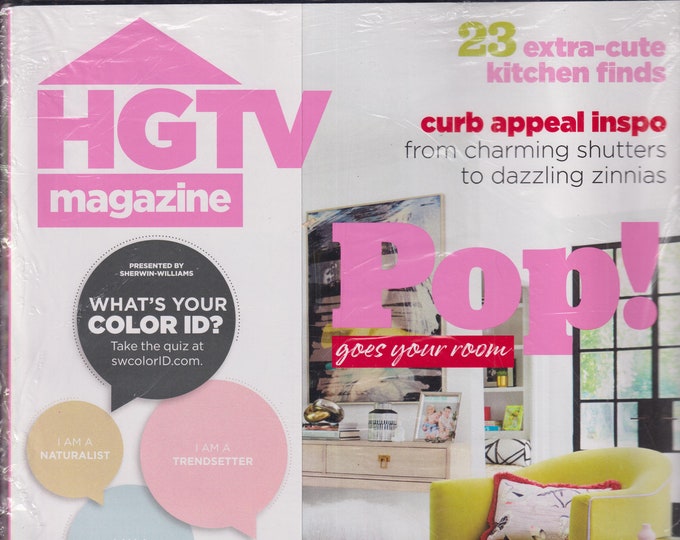 HGTV May 2021 Pop! Goes Your Room  (Magazine: Home Decor)