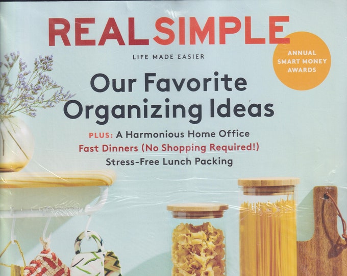 Real Simple September 2020 Our Favorite Organizing Ideas  (Magazine: General Interest)