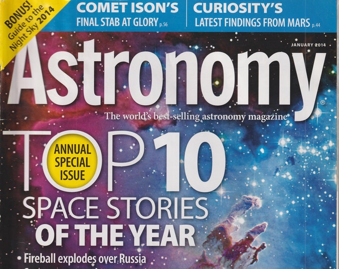 Astronomy January 2014 Top 10 Space Stories of The Year (Special Issue) (Magazine: Astronomy, Cosmology)