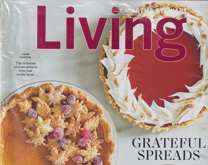 Martha Stewart Living November 2020 Grateful Spreads (Magazine: Home & Garden)