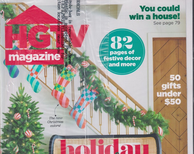 HGTV November December 2023 Holiday Style 82 Pages of Festive Decor and More (Magazine: Home & Garden)