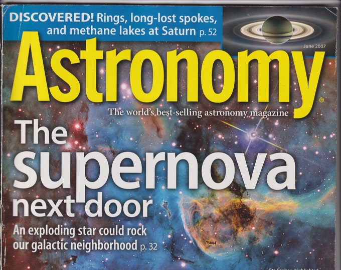 Astronomy June 2007  Supernova, Uranus, Comet McNaught (Magazine: Astronomy, Cosmology)