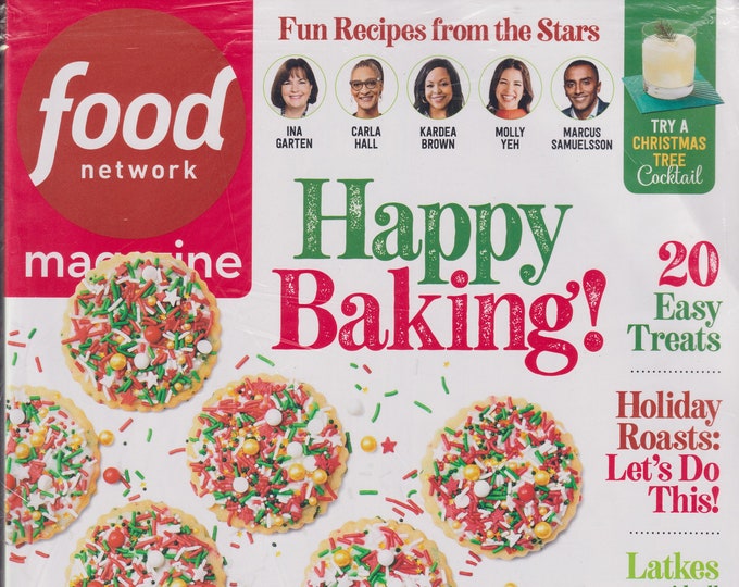 Food Network December 2020 Happy Baking! 20 Easy Treats  (Magazine: Cooking, Recipes)
