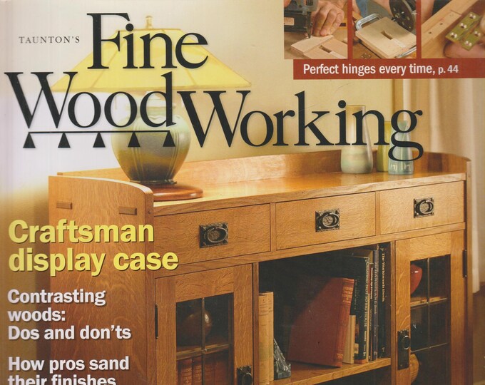 Taunton's Fine Wood Working April 2010 Craftmans Display Case (Magazine: Woodworking; Crafts, Hobby)