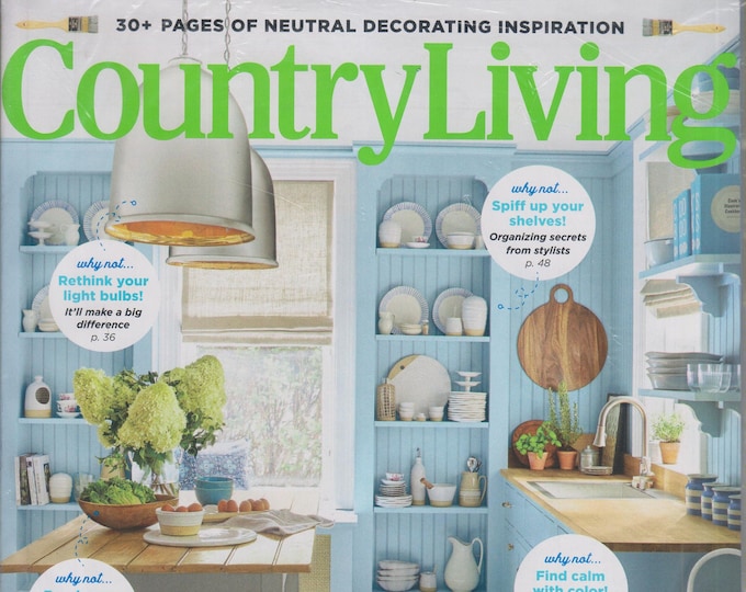 Country Living January/February 2020 Get it Done!  Pretty and Practical Ideas to Jump Start Your New Year.  (Magazine, Home & Garden)