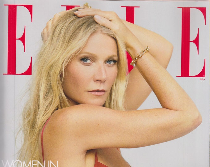 Elle November 2019 Gwyneth Paltrow Women in Hollywood  (Magazine: Women's, Fashion) 2019