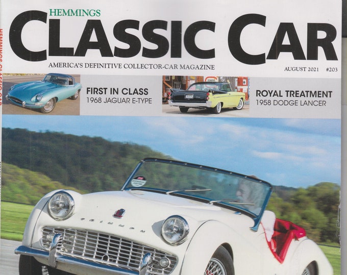 Hemmings Classic Car August 2021 Hail Britannia! Celebrating England's Sports Cars  (Magazine: Automotive)