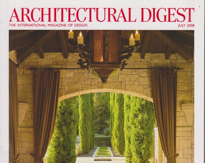 Architectural Digest July 2008 (Magazine: Home Decor)