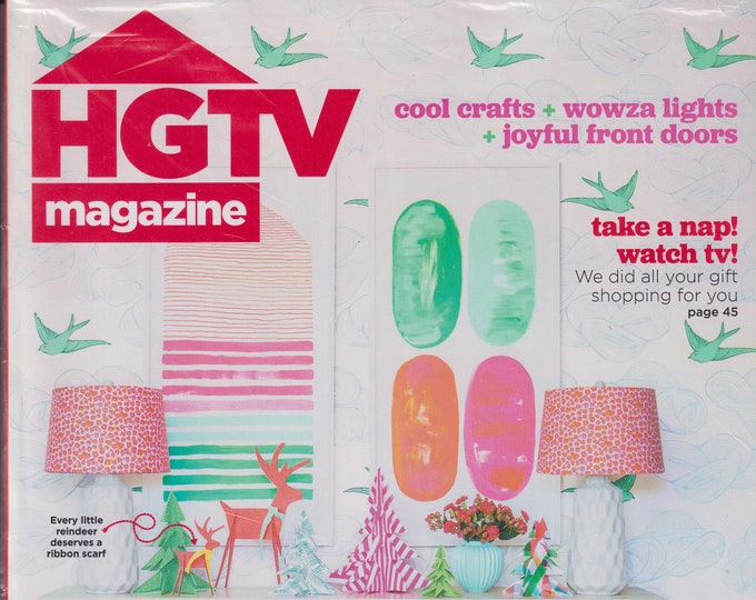 HGTV December 2020 Make it Merry!   (Magazine: Home Decor)