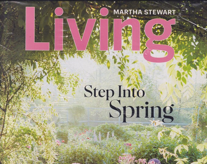 Martha Stewart Living April 2021 Step Into Spring  (Magazine: Home & Garden)