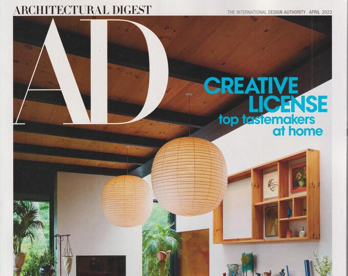 Architectural Digest April 2023 Hamptons Retreat of Fashion Dynamos Inez & Vinoodh (Magazine: Interior Design, Home Decor)