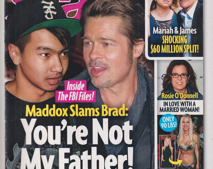 Star November 14, 2016 Brad Pitt, Mariah Carey, Rosie O'Donnell, Tara Reid (Magazine: Celebrity, Gossip)